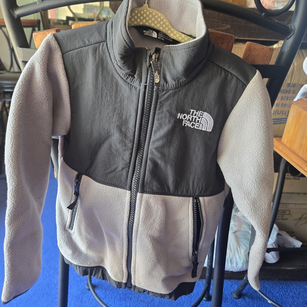 The North Face Black and Gray Fleece Jacket